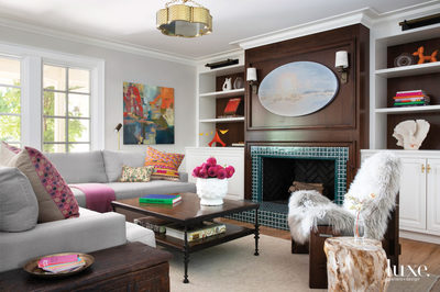 Painting featured in Luxe Interiors + Design Magazine